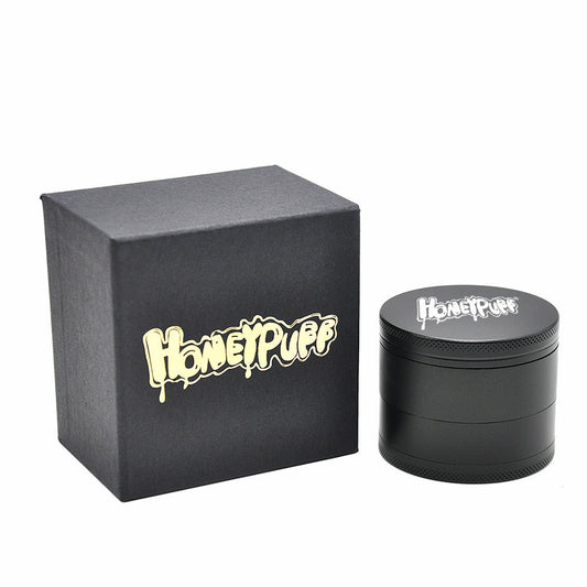 HoneyPuff Deluxe Grinder aus Aluminium mit Geschenkbox