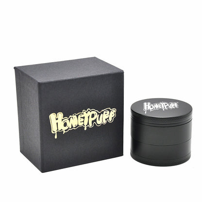 HoneyPuff Deluxe Grinder aus Aluminium mit Geschenkbox
