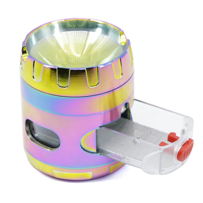 Regenbogen Grinder mit seitlichem Fach Hochwertige Zinklegerung (63 mm)