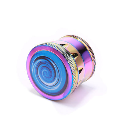 Grinder trommelförmig mit abstrakten Mustern